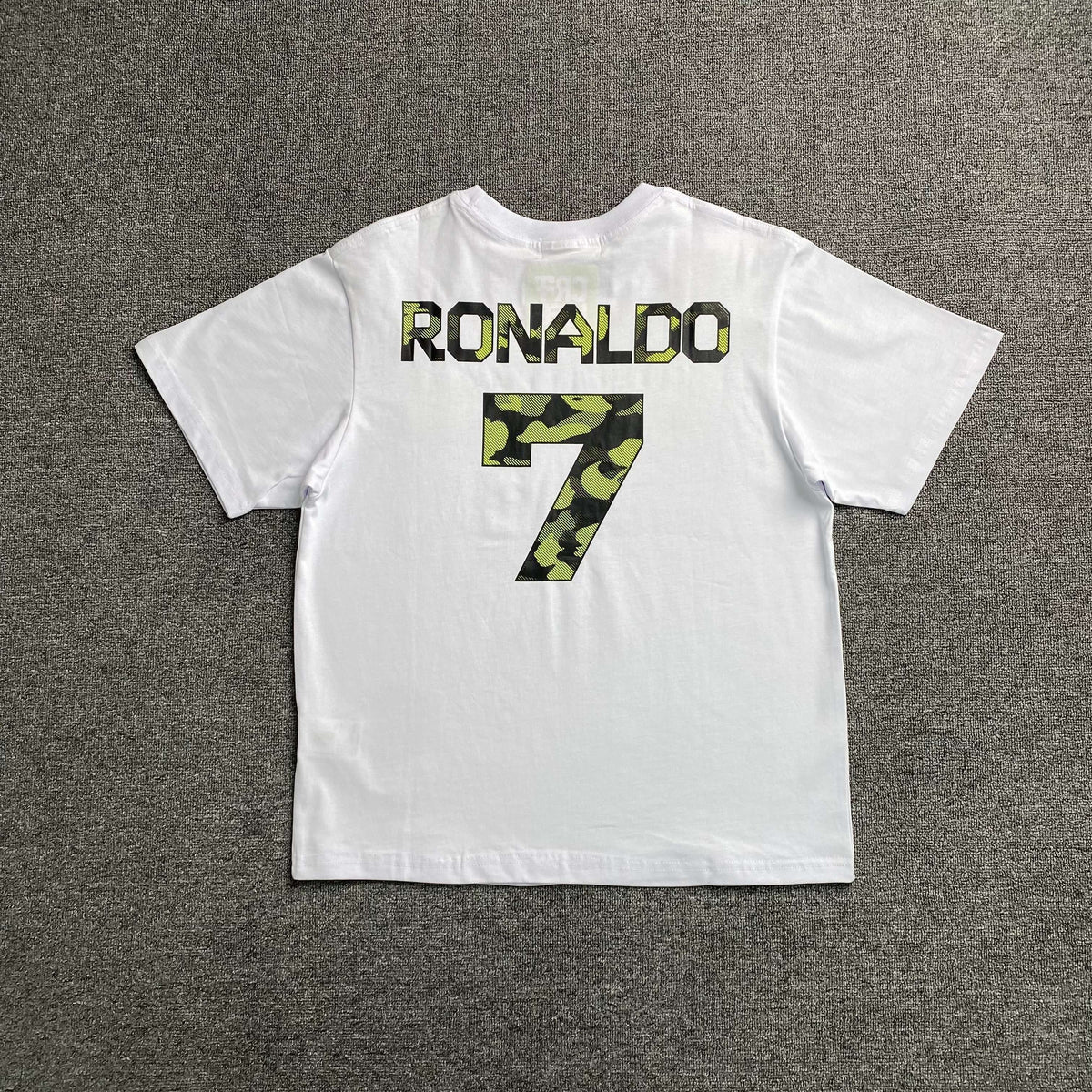 Remera Bape x CR7Life Ronaldo 7 Blanca