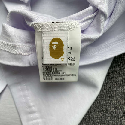 Remera Bape x CR7Life Ronaldo 7 Blanca