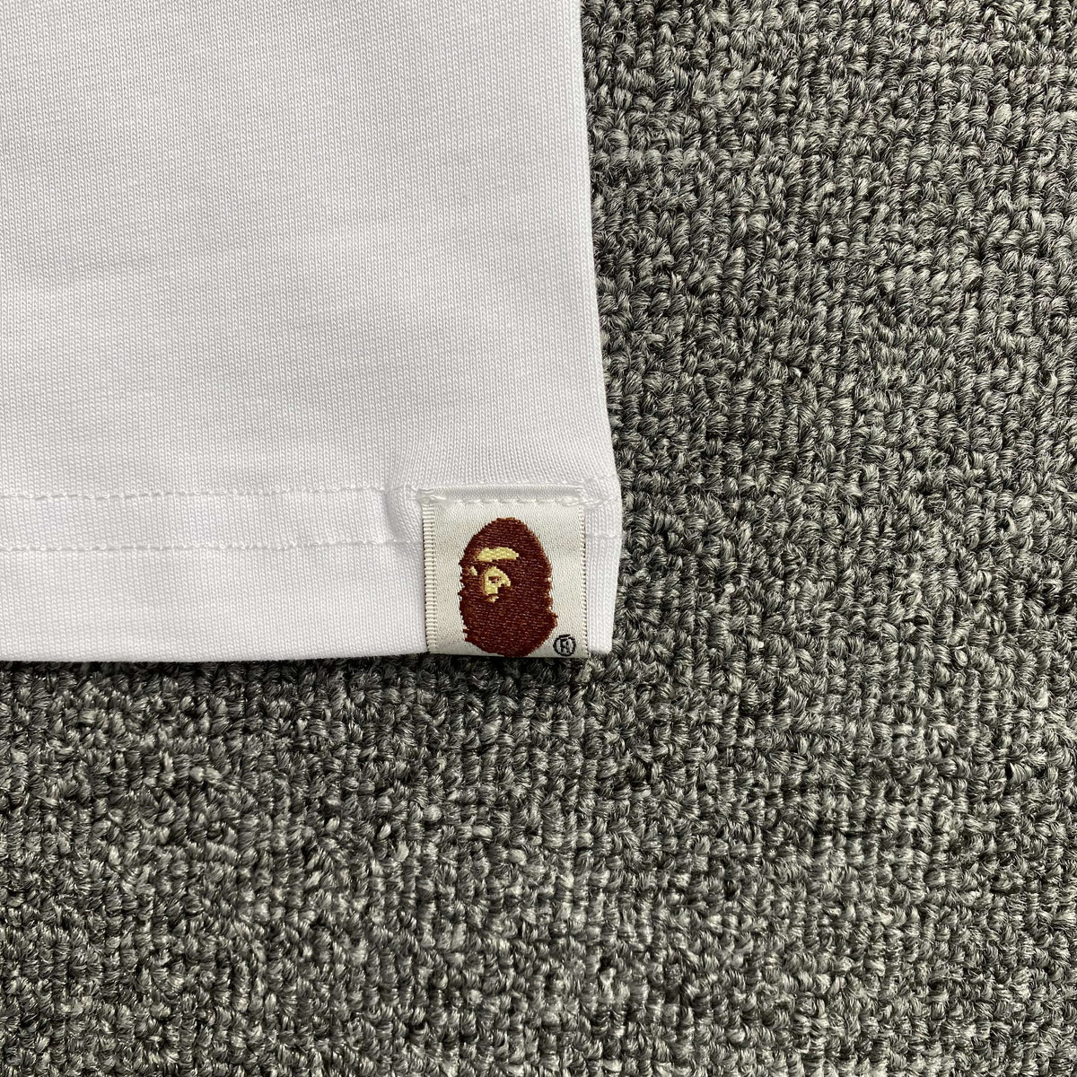Remera Bape x CR7Life Ronaldo 7 Blanca