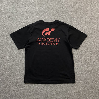 Remera Bape x Gran Turismo Negra