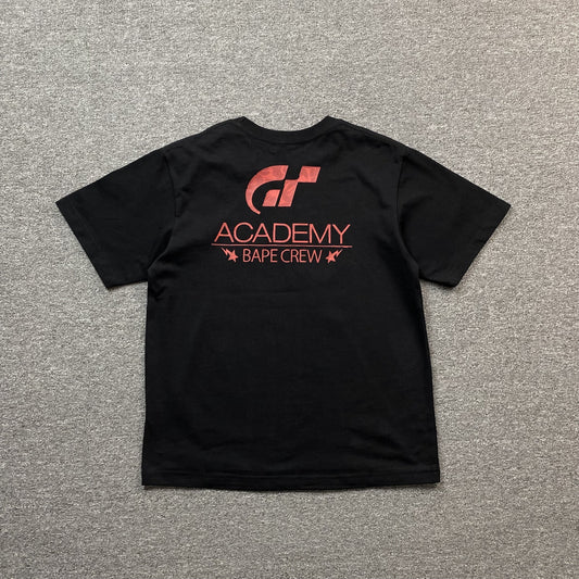Remera Bape x Gran Turismo Negra
