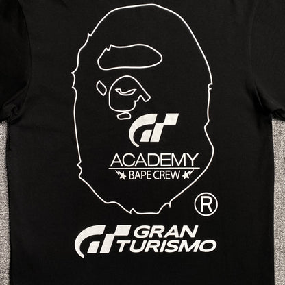 Remera Bape x Gran Turismo Negra