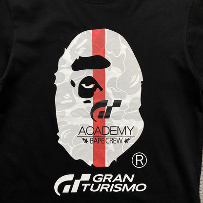 Remera Bape x Gran Turismo Negra