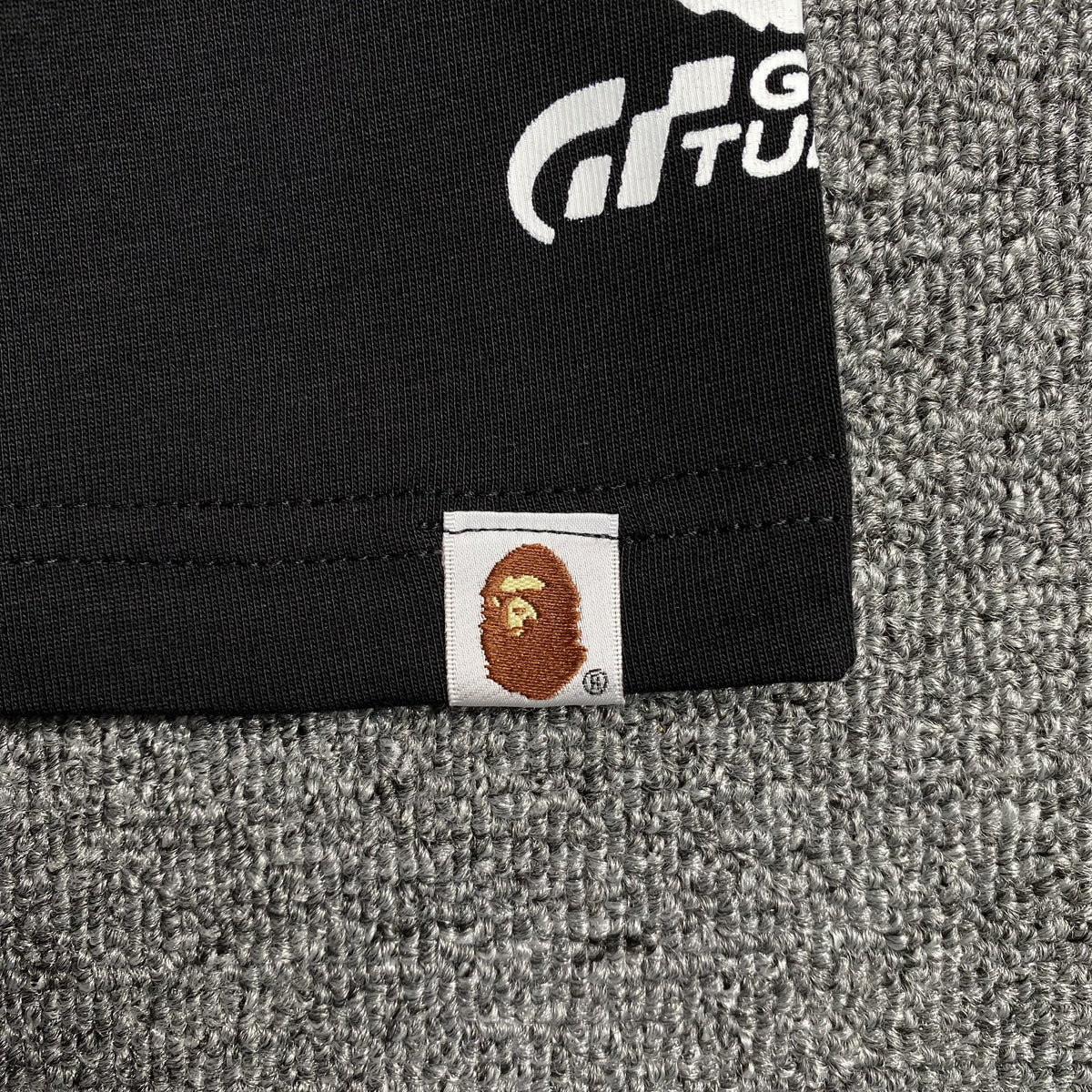 Remera Bape x Gran Turismo Negra