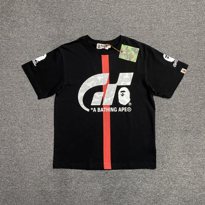Remera Bape x Gran Turismo Negra