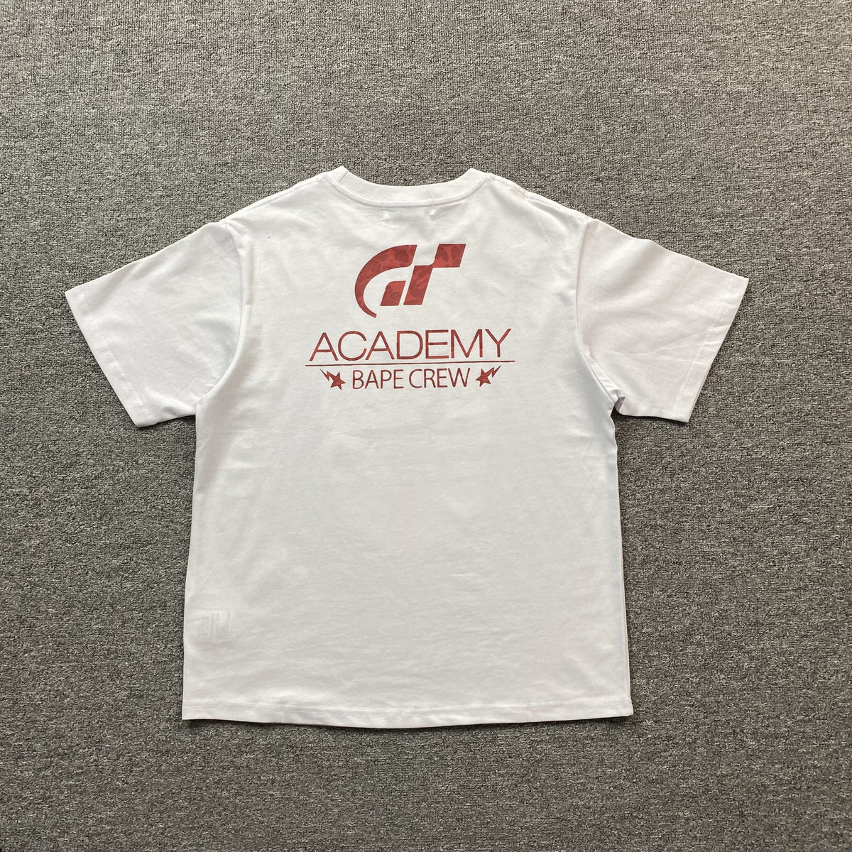 Remera Bape x Gran Turismo Blanca