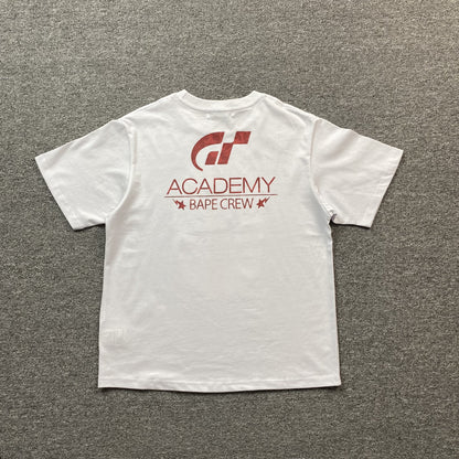 Remera Bape x Gran Turismo Blanca