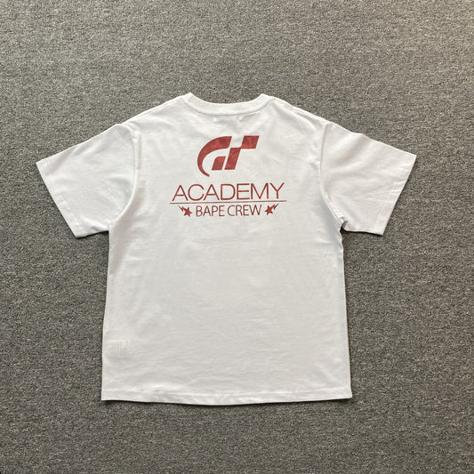 Remera Bape x Gran Turismo Blanca