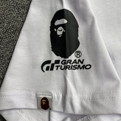 Remera Bape x Gran Turismo Blanca