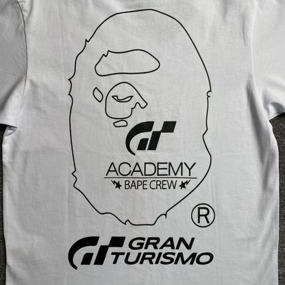 Remera Bape x Gran Turismo Blanca