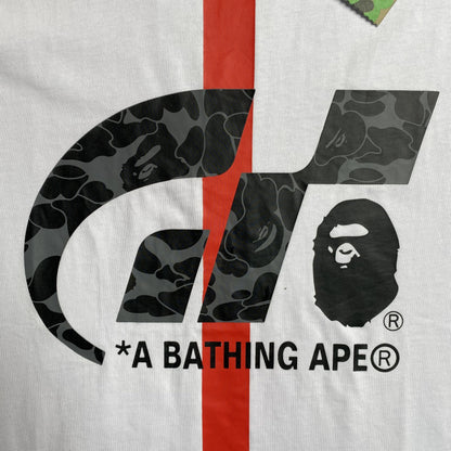 Remera Bape x Gran Turismo Blanca