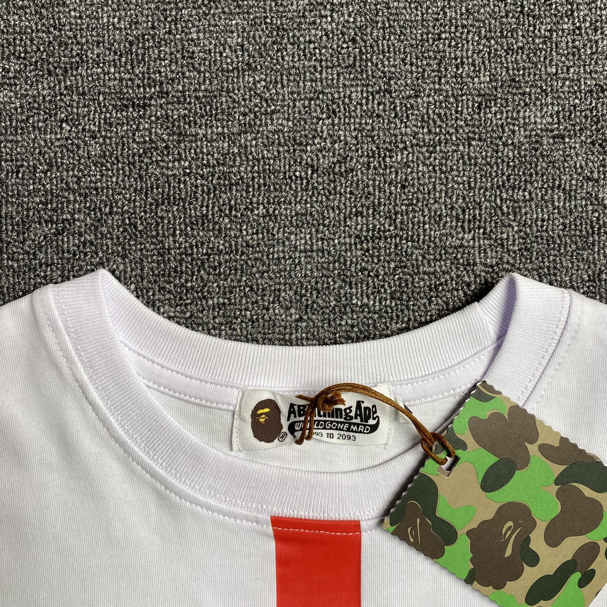 Remera Bape x Gran Turismo Blanca