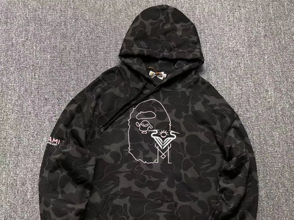 Buzo Bape X Inter Miami Cf Camo Hoodie Negro