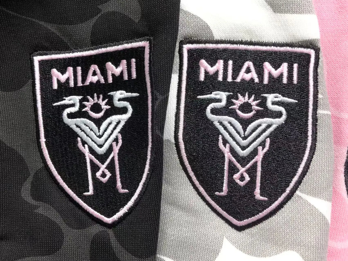 Buzo Bape X Inter Miami Cf Camo Hoodie Negro