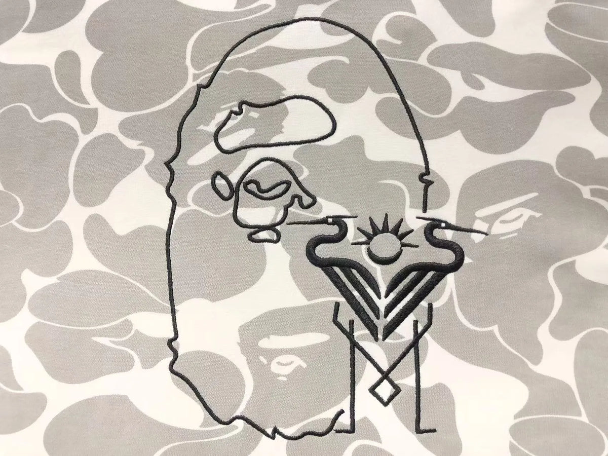 Buzo Bape X Inter Miami Cf Camo Hoodie Blanco