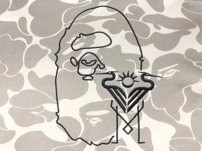 Buzo Bape X Inter Miami Cf Camo Hoodie Blanco