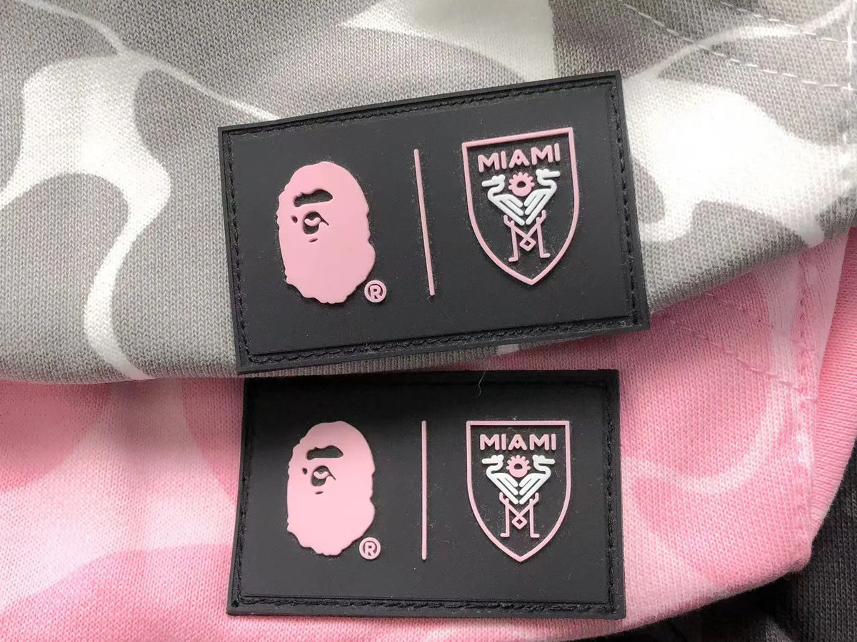 Buzo Bape X Inter Miami Cf Camo Hoodie Blanco