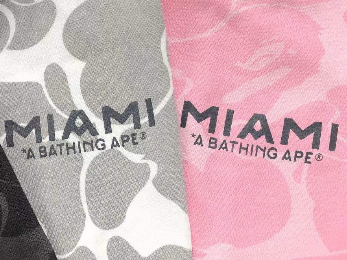 Buzo Bape X Inter Miami Cf Camo Hoodie Blanco