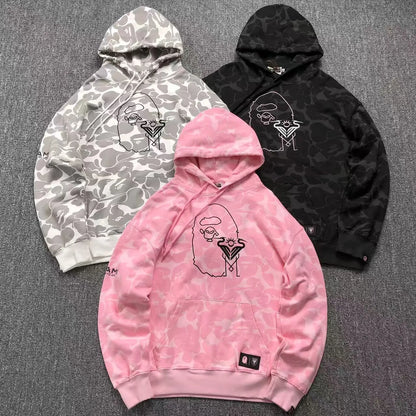 Buzo Bape X Inter Miami Cf Camo Hoodie Blanco