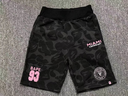 Short Bape X Inter Miami Cf Camo Negro