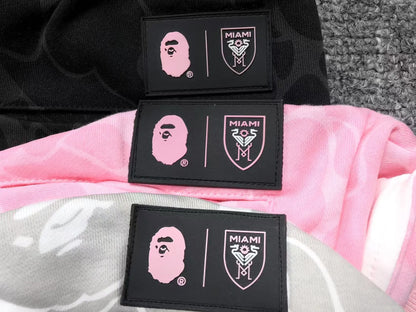 Short Bape X Inter Miami Cf Camo Rosa