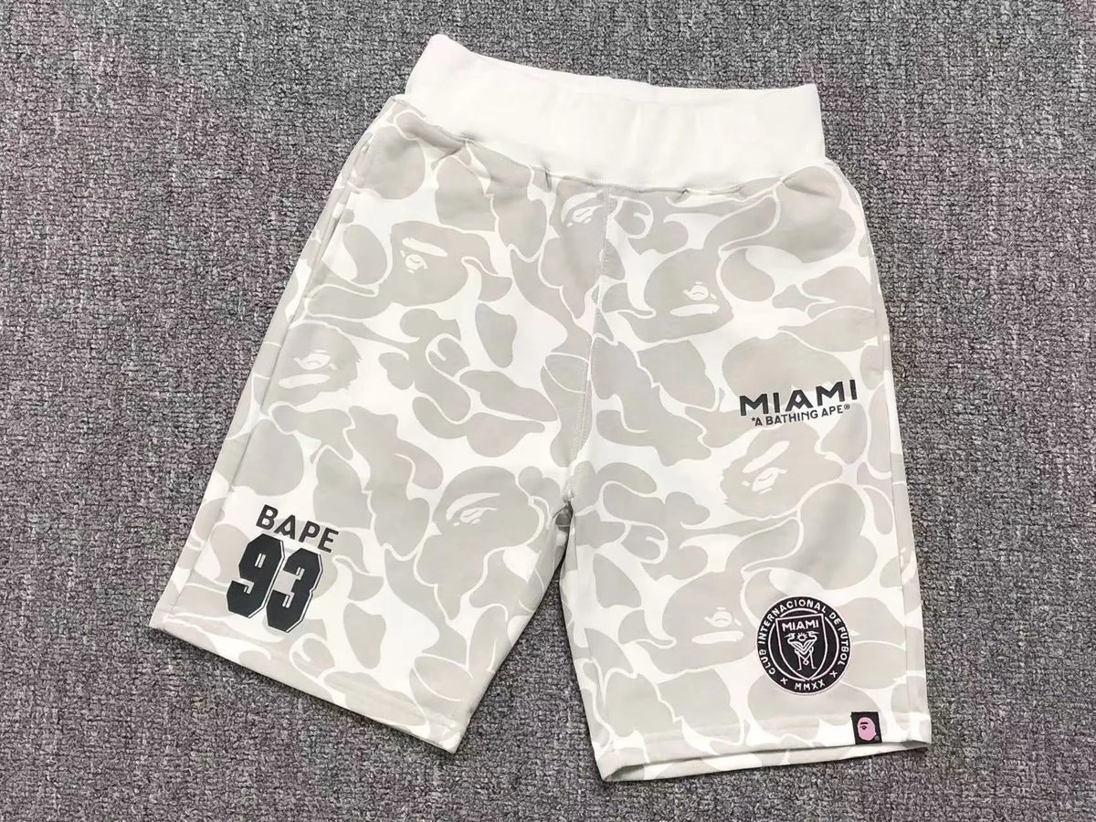 Short Bape X Inter Miami Cf Camo Blanco