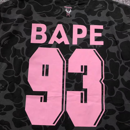 Remera  Bape X Inter Miami Cf Camo Negra