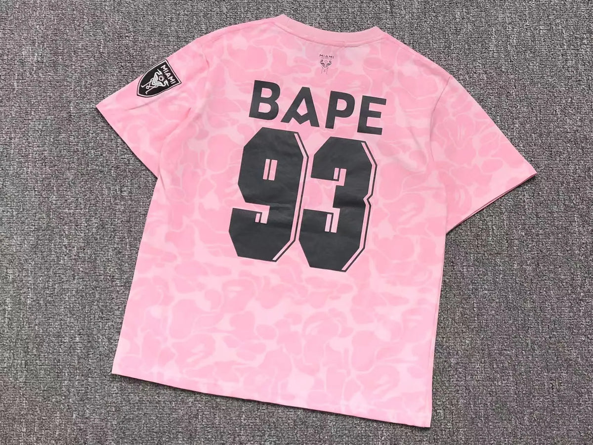 Remera Bape X Inter Miami Cf Camo Rosa