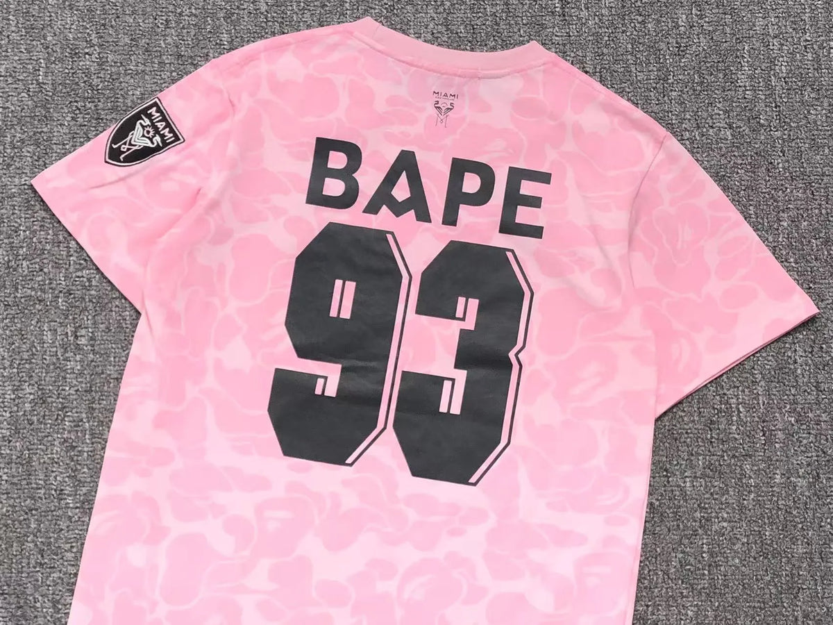 Remera Bape X Inter Miami Cf Camo Rosa