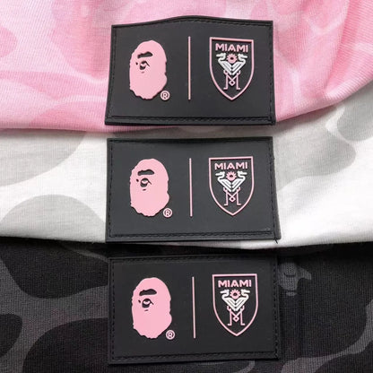 Remera Bape X Inter Miami Cf Camo Blanca