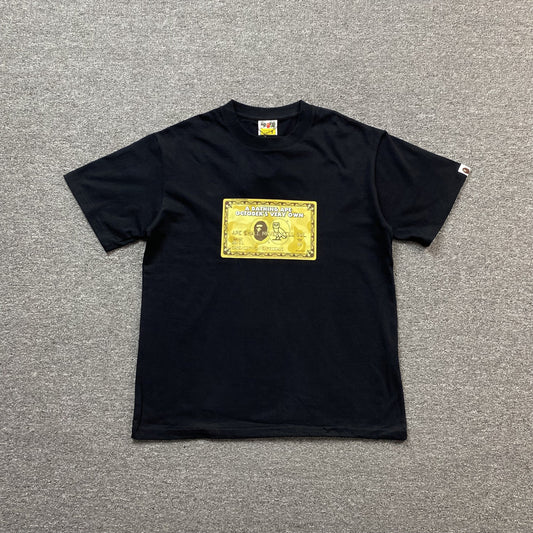 Remera Bape x OVO Card Negra