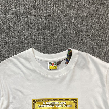 Remera Bape x OVO Card Blanca