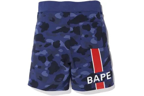 Bape X PSG Sweat Shorts Azul