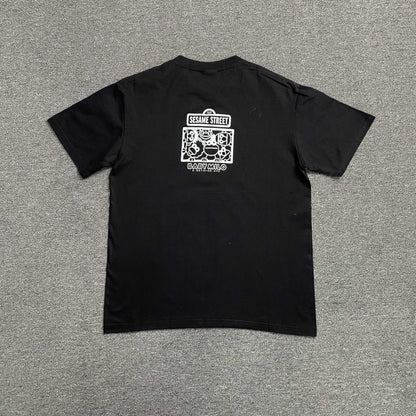 Remera Bape x Sesame Street Negra
