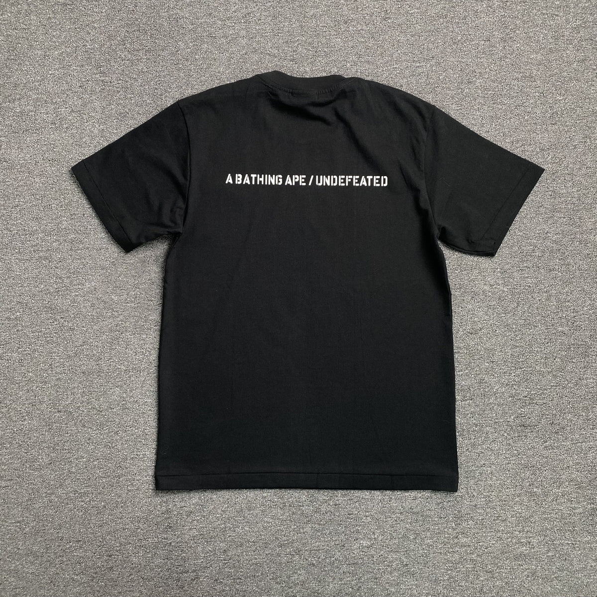 Remera Bape x Undefeated Negra