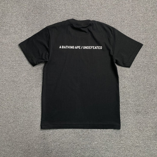 Remera Bape x Undefeated Negra