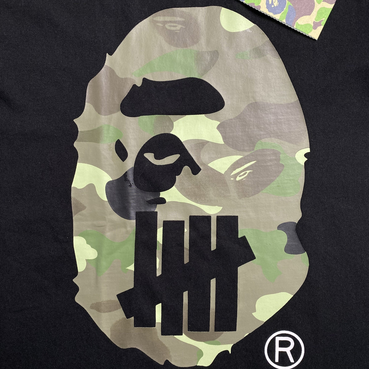 Remera Bape x Undefeated Negra