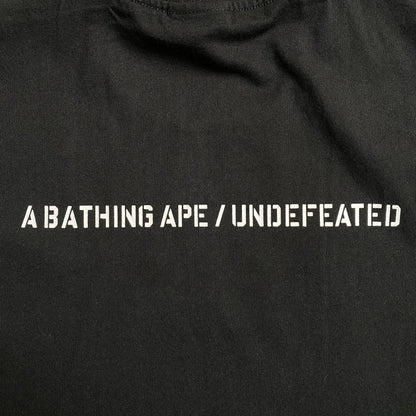 Remera Bape x Undefeated Negra