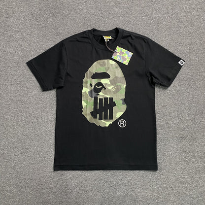 Remera Bape x Undefeated Negra