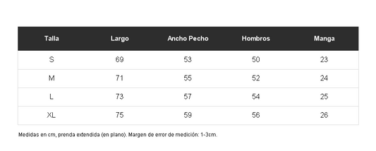 Tabla de talles