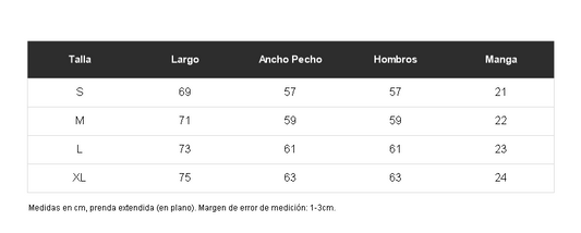 Tabla de talles