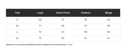 Tabla de talles