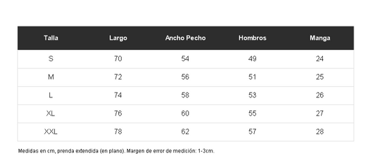 Tabla de talles
