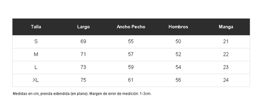 Tabla de talles