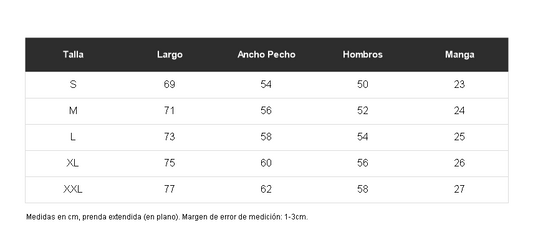 Tabla de talles