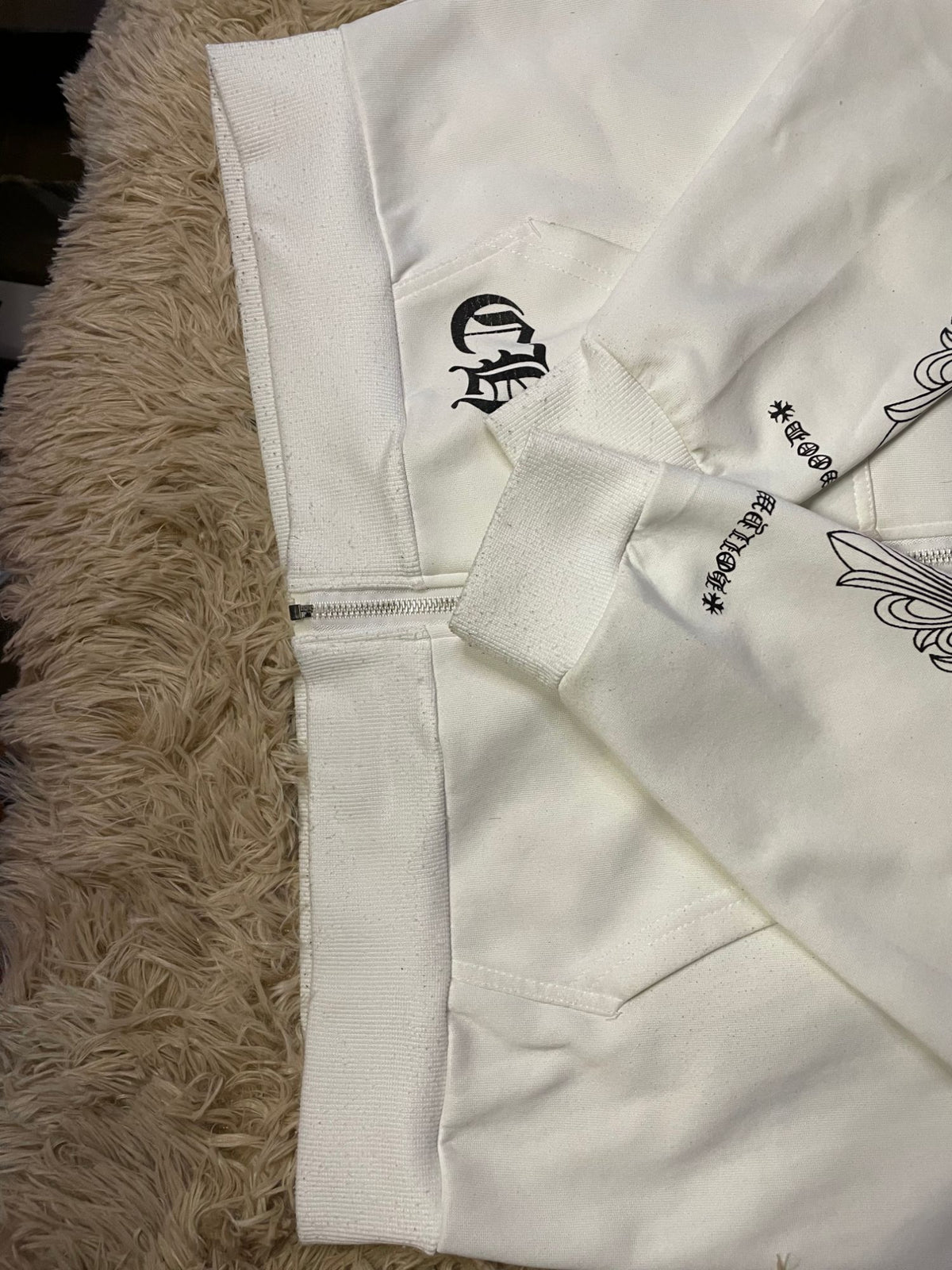 Campera Chrome Hearts Los Angeles blanca