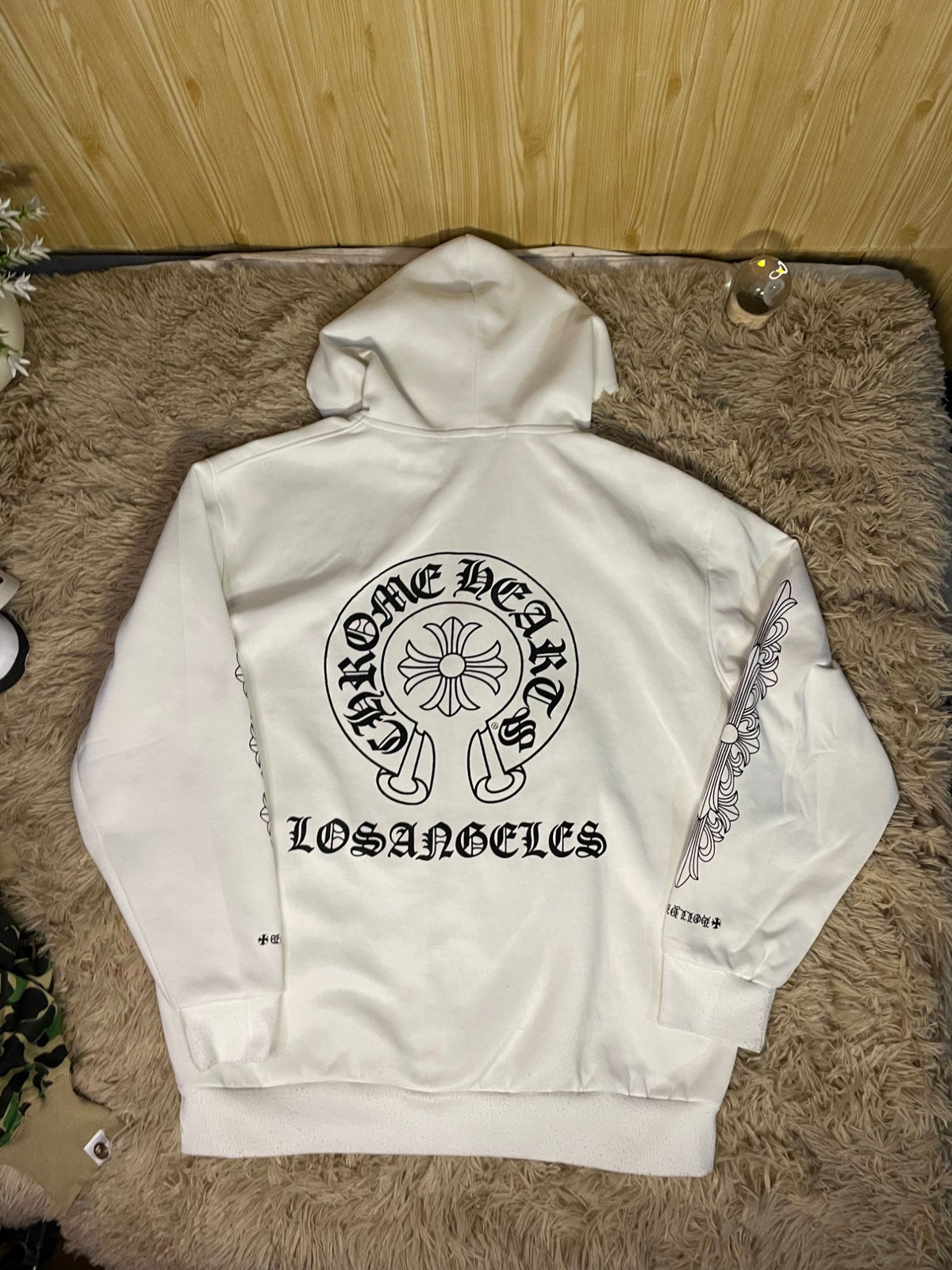 Campera Chrome Hearts Los Angeles blanca
