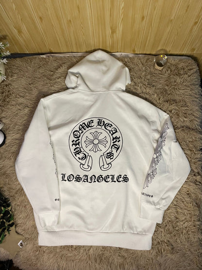Campera Chrome Hearts Los Angeles blanca