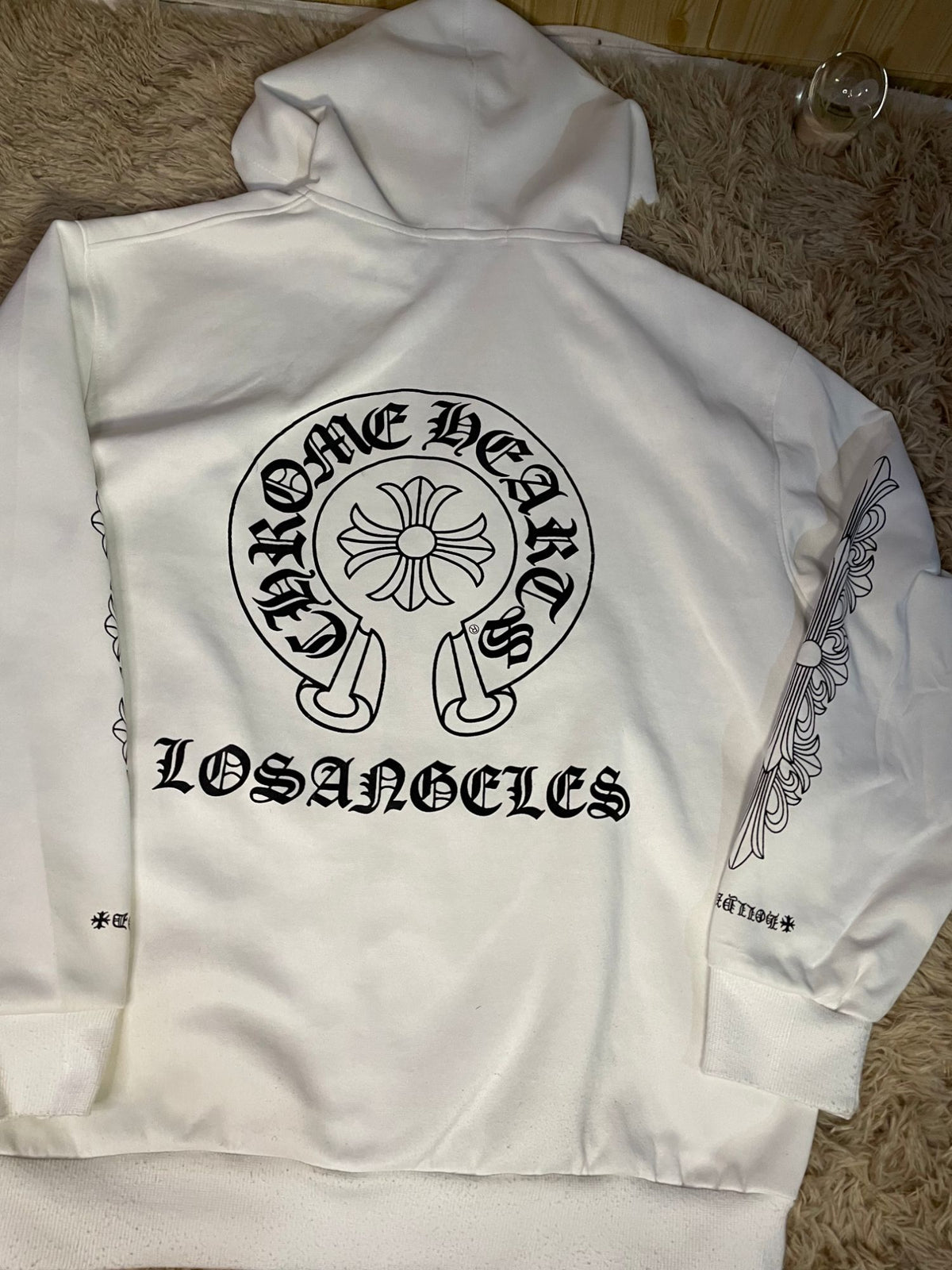 Campera Chrome Hearts Los Angeles blanca