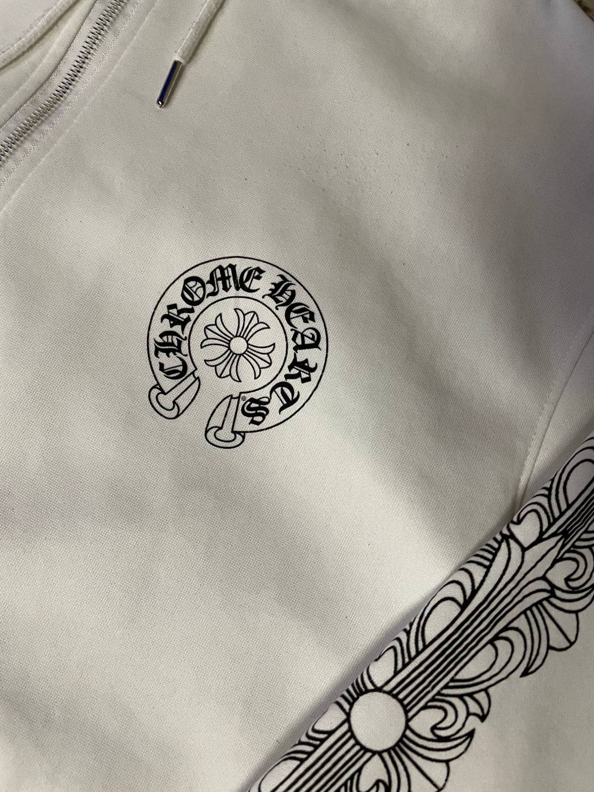 Campera Chrome Hearts Los Angeles blanca